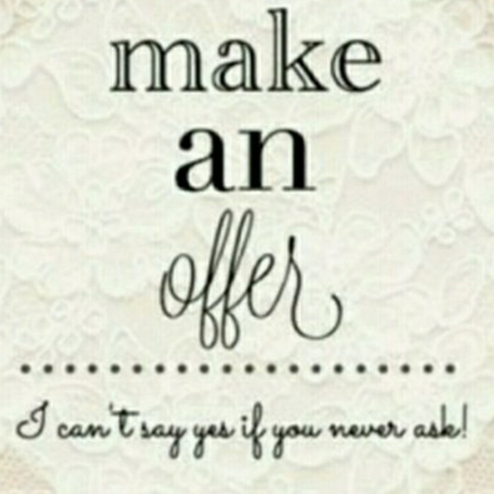 Open to offers**and please be considerate and rate your seller